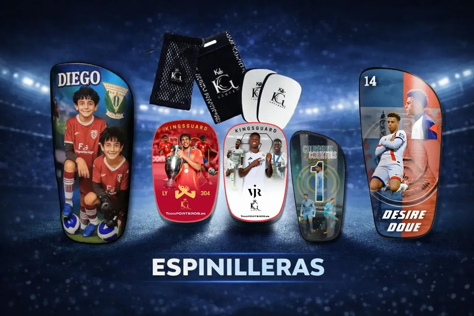 Categor&iacute;a de espinilleras de f&uacute;tbol